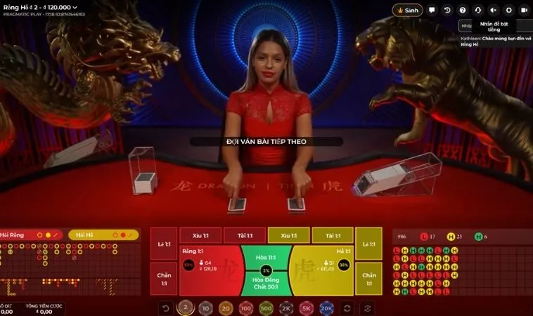 Chinh Phục Dragon Tiger Vin777 Nhận Thưởng Siêu Tốc Trong 25 Giây 2 Chơi Dragon Tiger Vin777 cùng dealer chia bài xinh đẹp